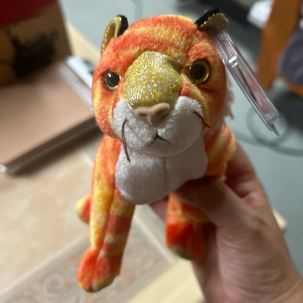 Vtg TY Beanie Baby Babies Chinese Zodiac Tiger  2000